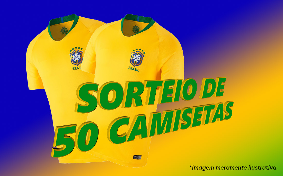 Sorteio Camisetas Copa do Mundo 2022